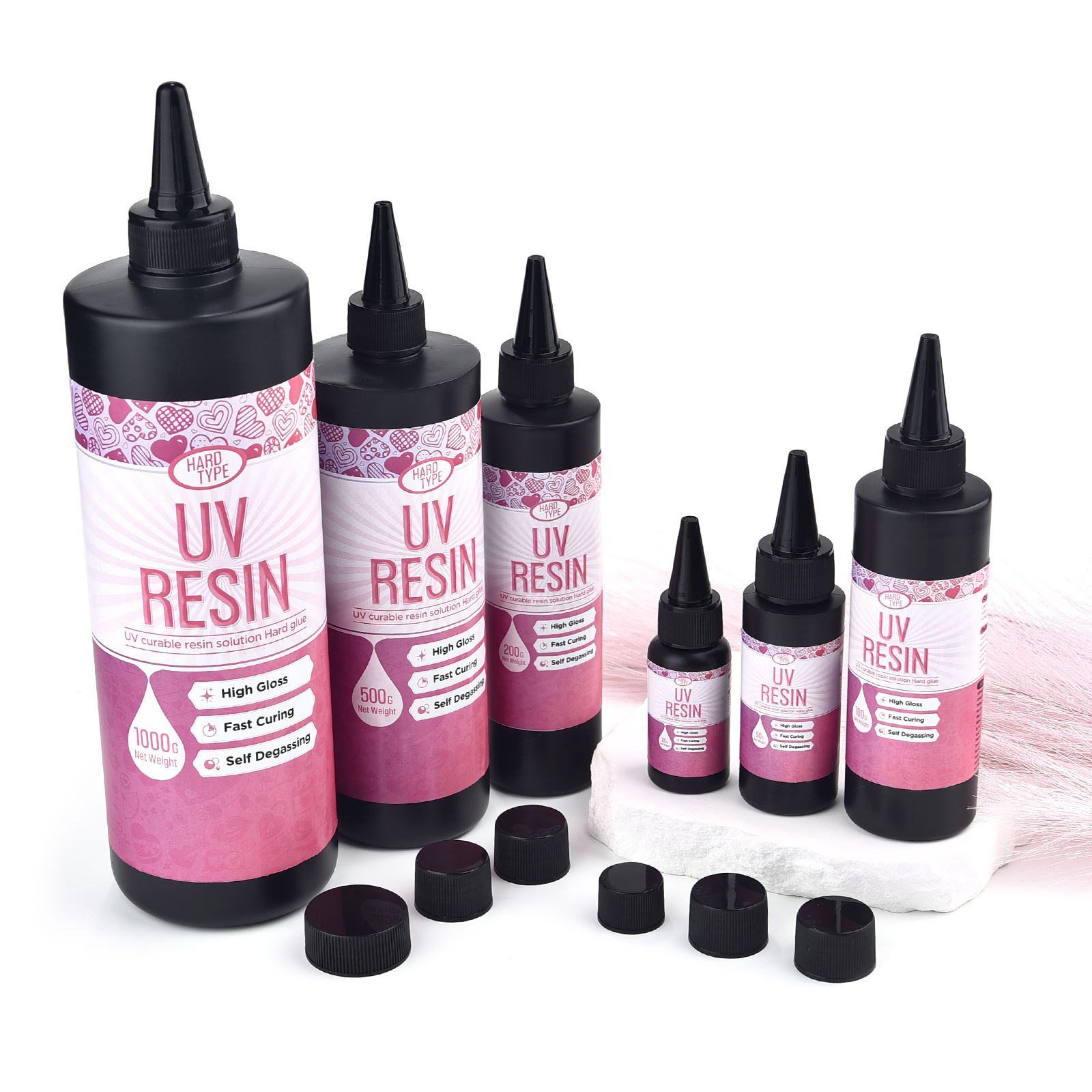 Uv Resin Clear Hard - 20-1000g 고투명 빠른 건조 에폭시 수지