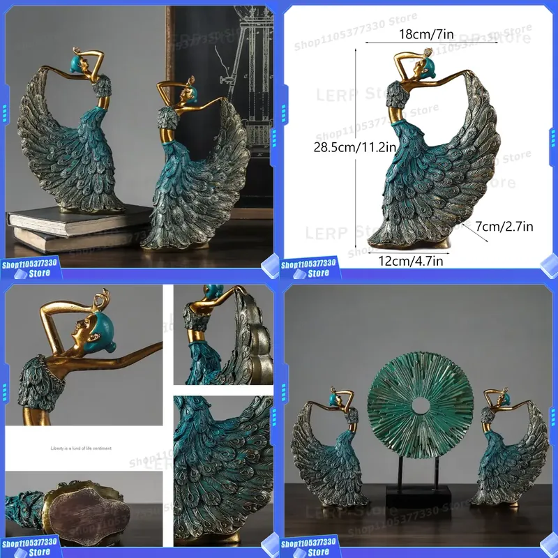 Resin Art Unique Ideas - 수제 레진 공작상 춤추는 자세 예술