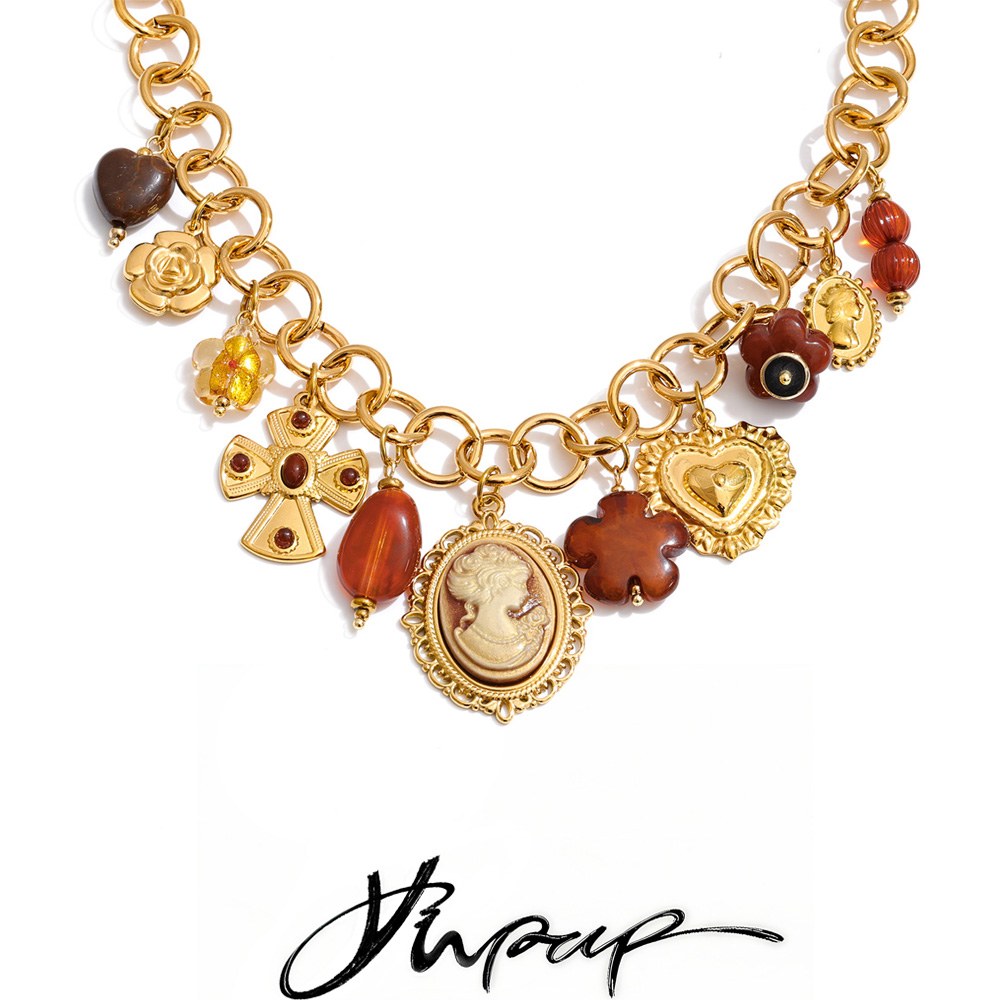 Resin Art Necklace - Yhpup 독점 디자인 수제 보석 레진
