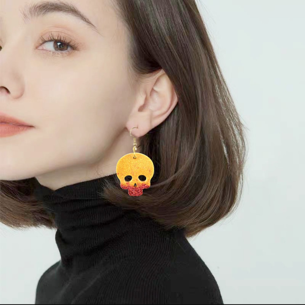 Resin Art Necklace - 반짝이는 귀여운 유령 실리콘 몰드 레진