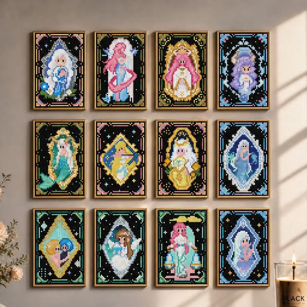 Resin Art Gift - 미니젬 5D DIY 다이아몬드 페인팅 키트