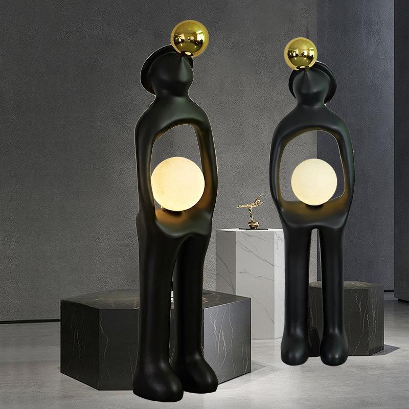 캐릭터 아트 디자인 조각 레진 플로어 램프 호텔 로비  - Resin Art Floor Design 리뷰 및 가격