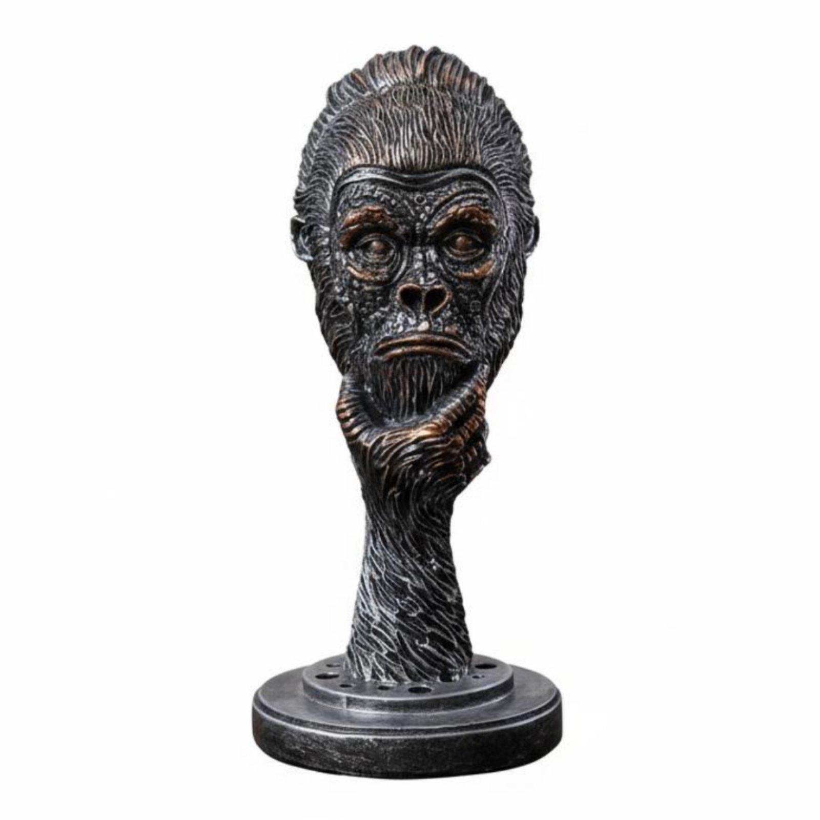 생각하는 고릴라 조각상, 특별한 선물 아이디어, 고릴라 - Resin Art Unique Ideas 리뷰 및 가격