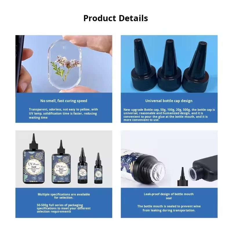 1/2개 크리스탈 투명 하드 UV 레진 업그레이드 포뮬 - Uv Resin Clear Hard 리뷰 및 가격