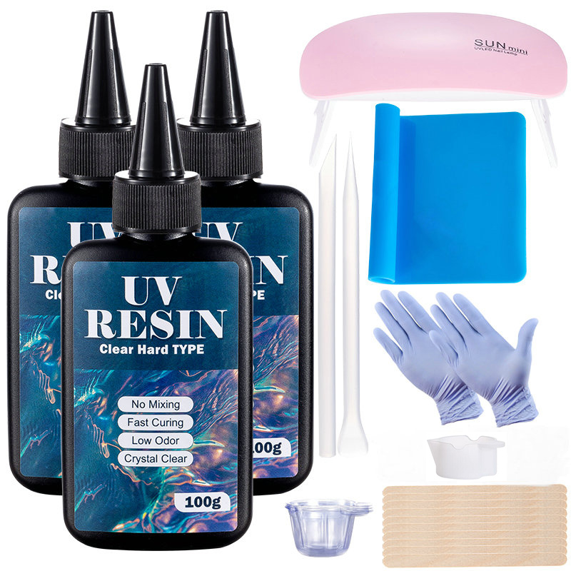 100g/250g 투명 UV 수지 하드 타입 1 분 자 - Uv Resin Clear Hard 리뷰 및 가격
