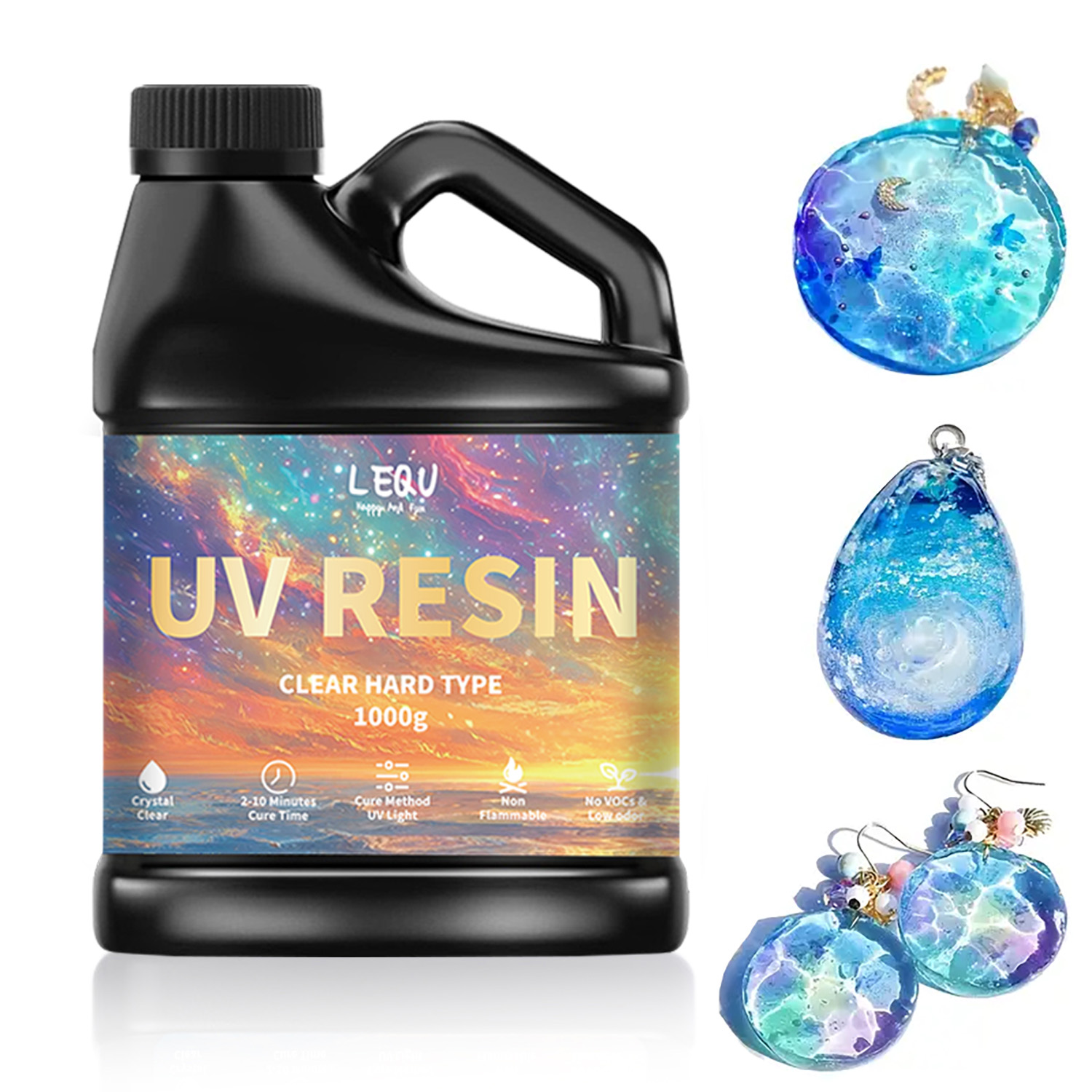 100/200/500/1000g UV 에폭시 수지 접착 - Uv Resin Clear Hard 리뷰 및 가격