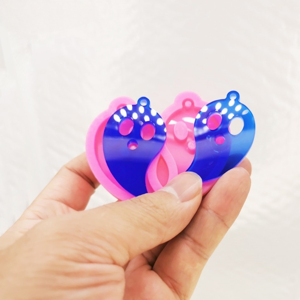 반짝이는 귀여운 유령 실리콘 몰드 레진 아트 공예 유령 - Resin Art Necklace 리뷰 및 가격